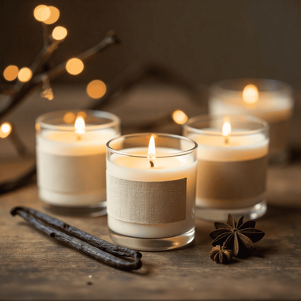 Handwerkskunst in unserem Atelier - Herstellung von Aromakerzen